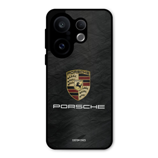 Grey Porsche Vivo X200 FE Mobile Back Cover - Car&Bike PrintShield Case