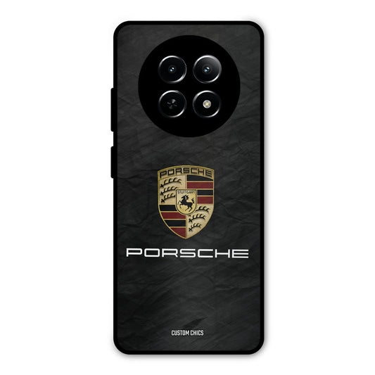 Grey Porsche Realme Narzo N65 Mobile Back Cover - Car&Bike PrintShield Case