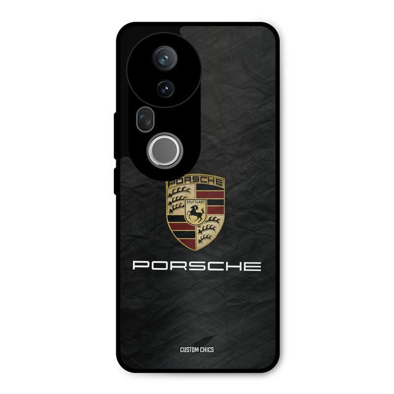 Grey Porsche Vivo T4 Ultra Mobile Back Cover - Car&Bike PrintShield Case