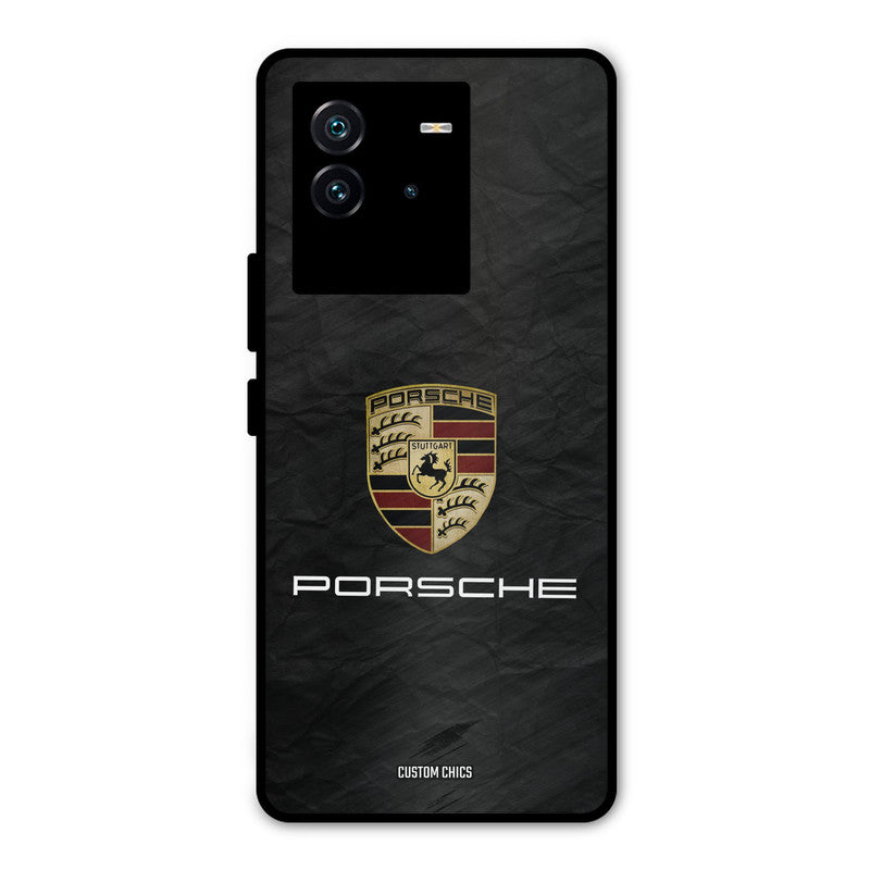 Grey Porsche iQOO Neo 6 5G Mobile Back Cover - Car&Bike PrintShield Case