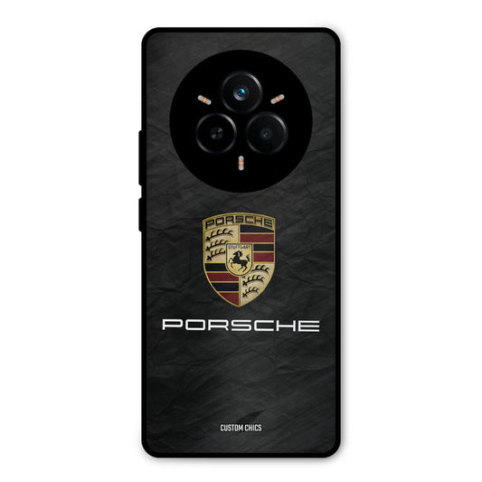 Grey Porsche Realme 14 Pro Plus Mobile Back Cover - Car&Bike PrintShield Case