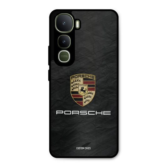 Grey Porsche Vivo Y400 Mobile Back Cover - Car&Bike PrintShield Case