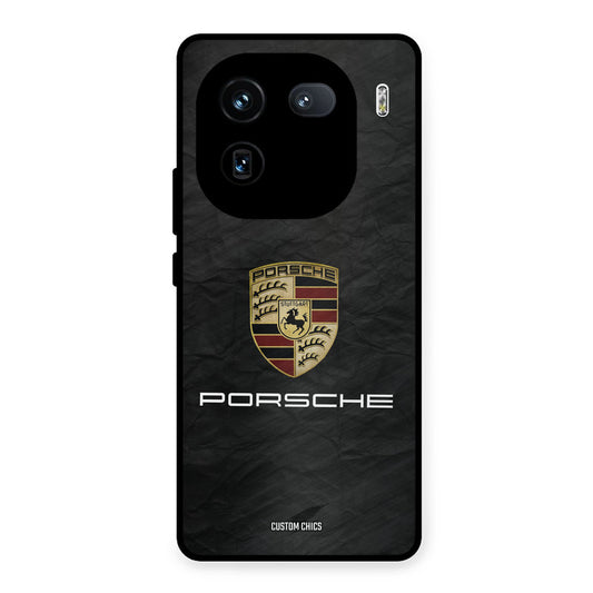 Grey Porsche iQOO 12 Mobile Back Cover - Car&Bike PrintShield Case
