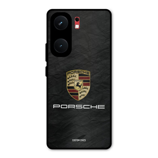 Grey Porsche iQOO Neo 9 Pro Mobile Back Cover - Car&Bike PrintShield Case