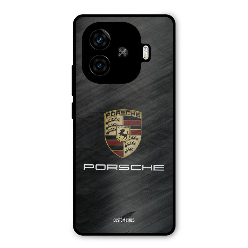 Grey Porsche iQoo Neo 10R Mobile Back Cover - Car&Bike PrintShield Case