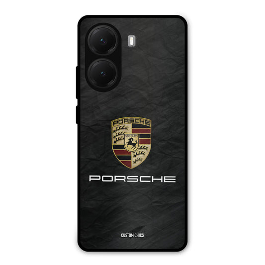 Grey Porsche Poco X7 Pro Mobile Back Cover - Car&Bike PrintShield Case