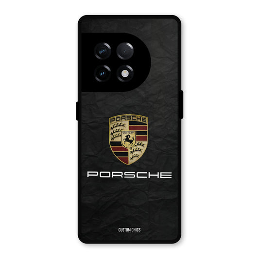 Grey Porsche OnePlus 11R Mobile Back Cover - Car&Bike PrintShield Case
