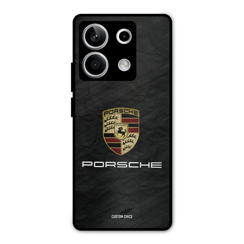 Grey Porsche Redmi Note 13 5G Mobile Back Cover - Car&Bike PrintShield Case