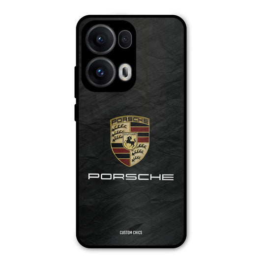 Grey Porsche Oppo Reno 13 Pro 5G Mobile Back Cover - Car&Bike PrintShield Case