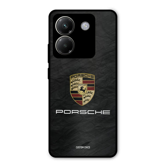 Grey Porsche Poco M7 Pro Mobile Back Cover - Car&Bike PrintShield Case