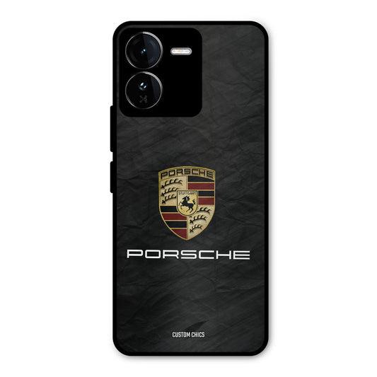Grey Porsche iQOO Z9 Mobile Back Cover - Car&Bike PrintShield Case