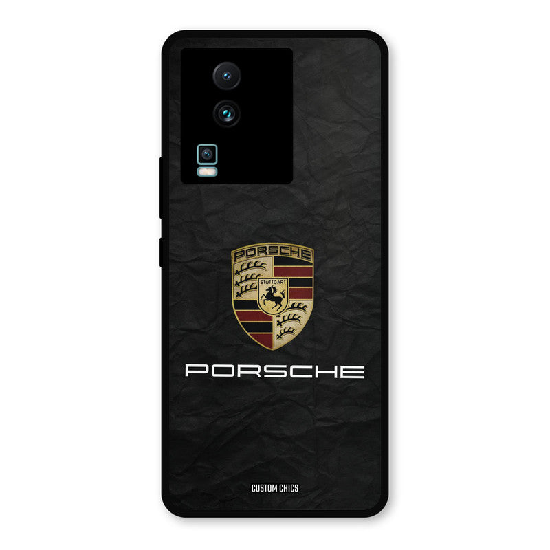 Grey Porsche IQOO Neo 7 Pro Mobile Back Cover - Car&Bike PrintShield Case