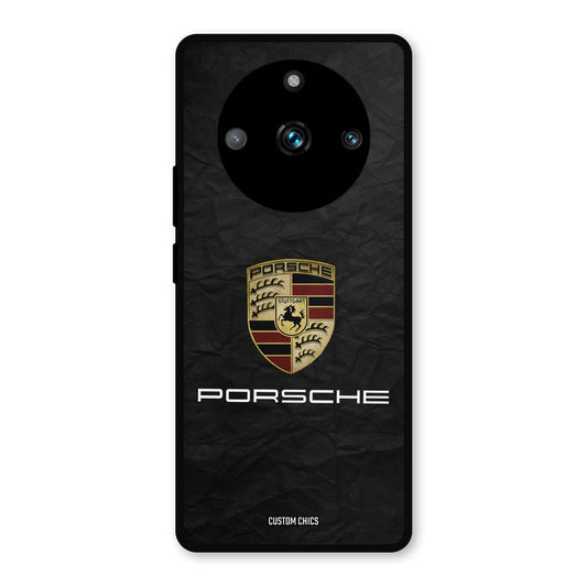 Grey Porsche Realme Narzo 60 Pro Mobile Back Cover - Car&Bike PrintShield Case