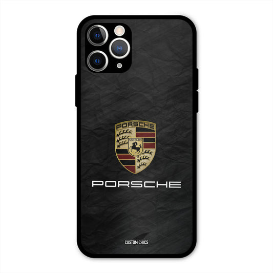 Grey Porsche iPhone 11 Pro Mobile Back Cover - Car&Bike PrintShield Case