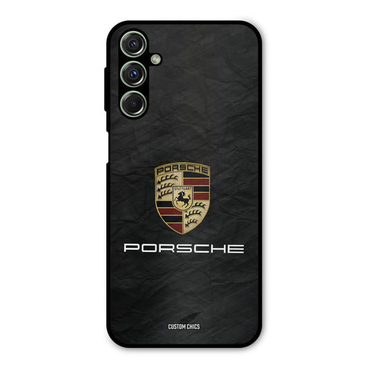 Grey Porsche Samsung Galaxy M34 Mobile Back Cover - Car&Bike PrintShield Case