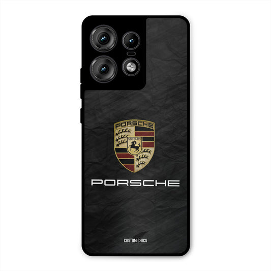 Grey Porsche Motorola Edge 50 Pro Mobile Back Cover - Car&Bike PrintShield Case