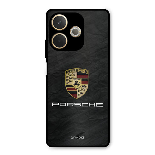 Grey Porsche Oppo A5 Pro Mobile Back Cover - Car&Bike PrintShield Case