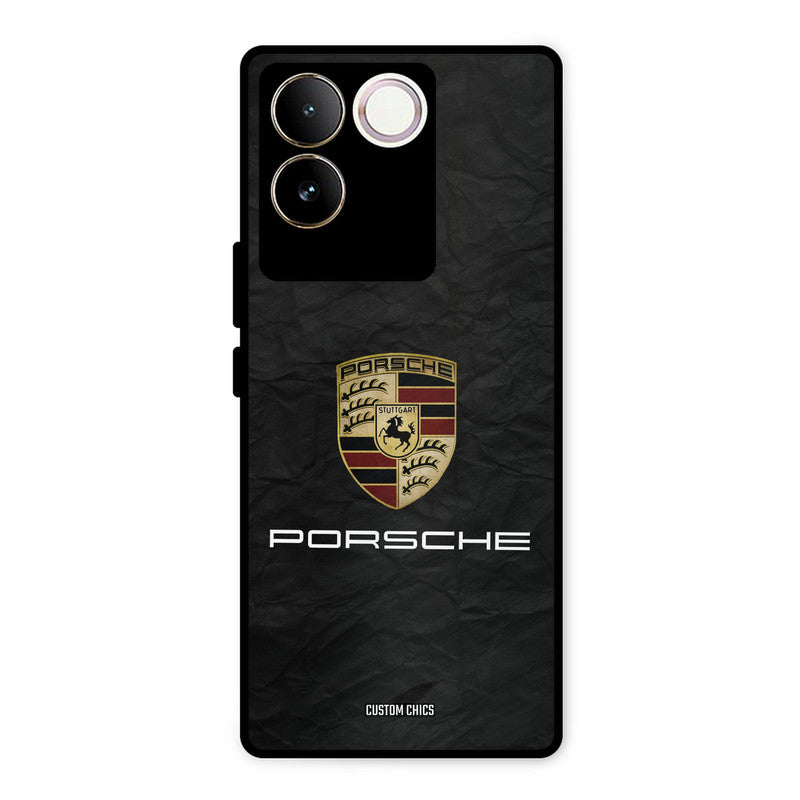 Grey Porsche Vivo T2 Pro Mobile Back Cover - Car&Bike PrintShield Case