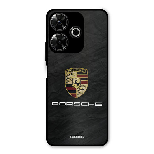 Grey Porsche Redmi 13 5G Mobile Back Cover - Car&Bike PrintShield Case