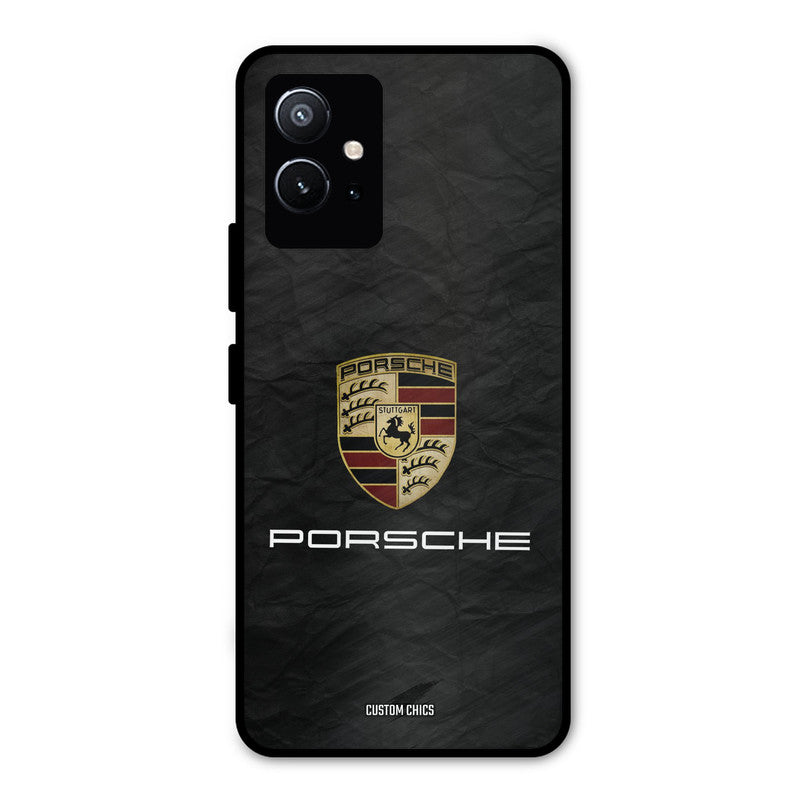Grey Porsche Vivo Y75 5G Mobile Back Cover - Car&Bike PrintShield Case