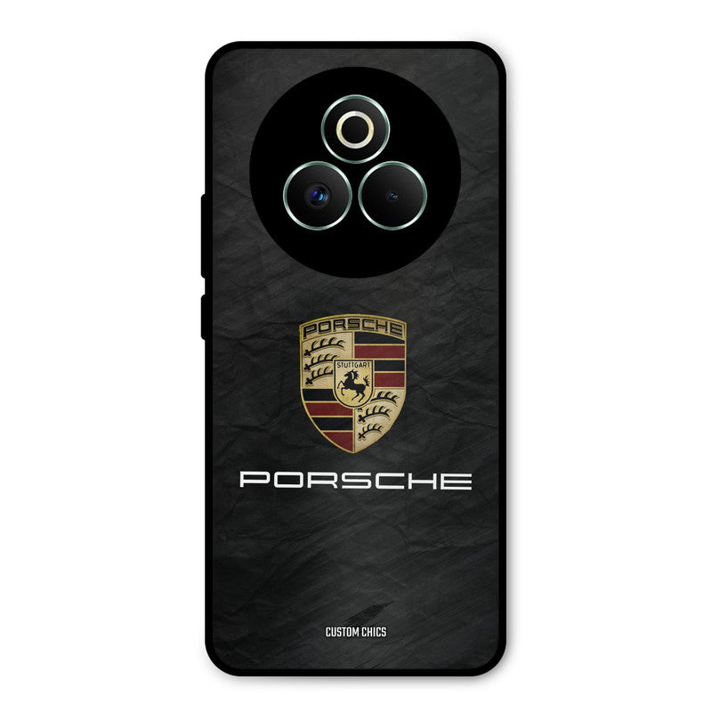 Grey Porsche Realme P3 Pro 5G Mobile Back Cover - Car&Bike PrintShield Case