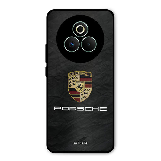 Grey Porsche Realme P3 Pro 5G Mobile Back Cover - Car&Bike PrintShield Case