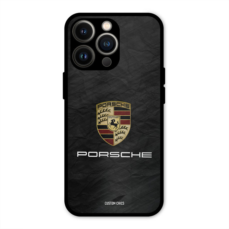 Grey Porsche iPhone 13 Pro Mobile Back Cover - Car&Bike PrintShield Case