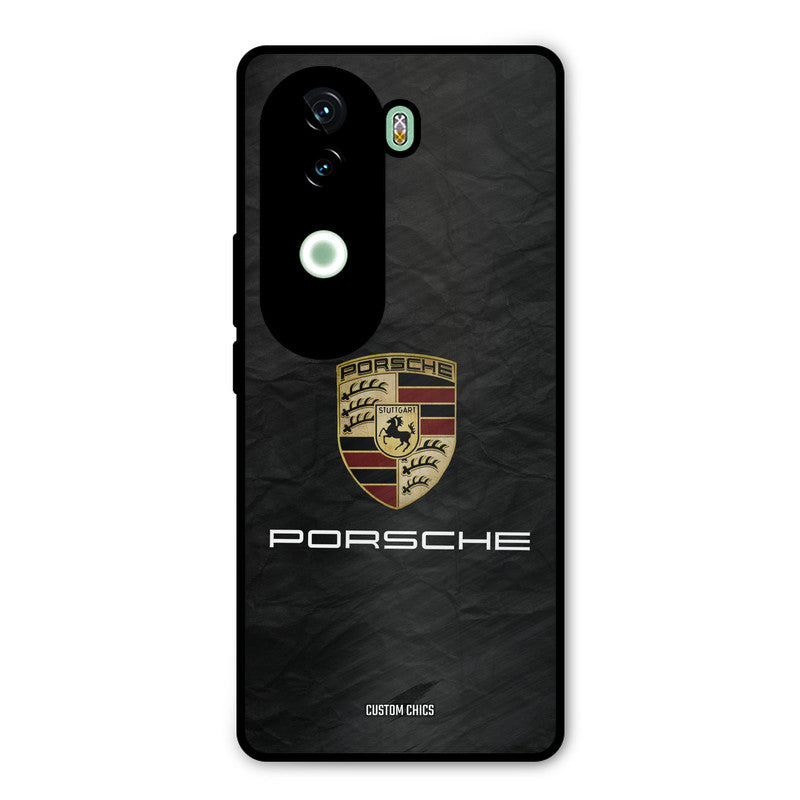Grey Porsche iQOO Z9s Mobile Back Cover - Car&Bike PrintShield Case