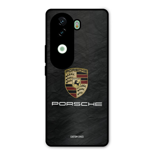 Grey Porsche iQOO Z9s Mobile Back Cover - Car&Bike PrintShield Case