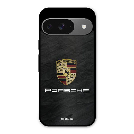 Grey Porsche Google Pixel 9 Mobile Back Cover - Car&Bike PrintShield Case