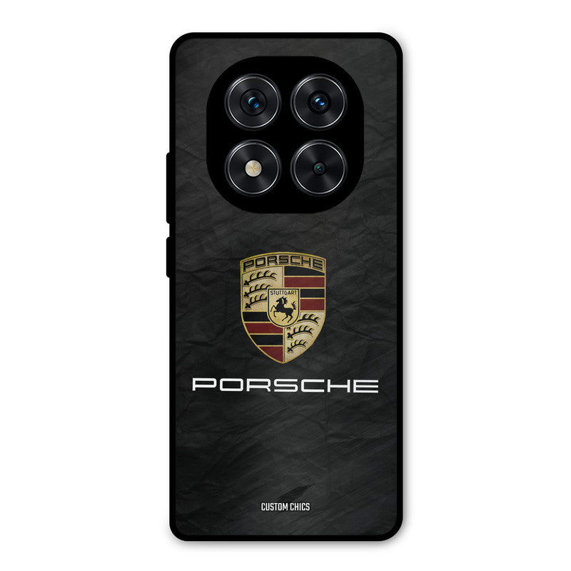 Grey Porsche Redmi Note 14 Pro Mobile Back Cover - Car&Bike PrintShield Case