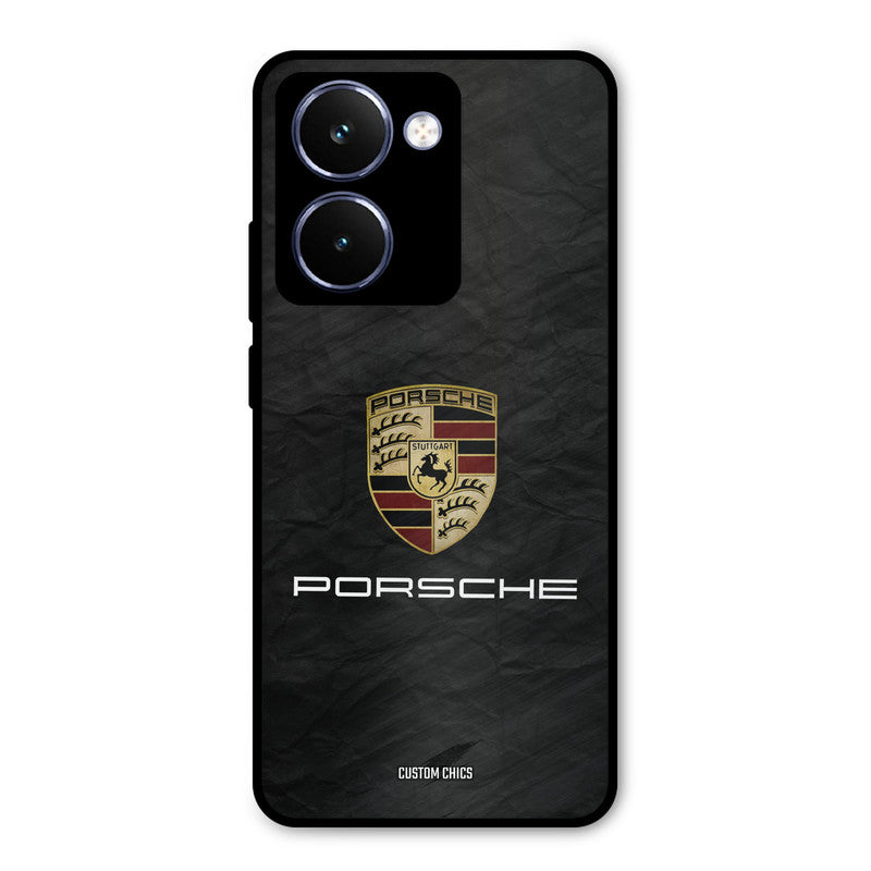 Grey Porsche Realme P3 Ultra Mobile Back Cover - Car&Bike PrintShield Case