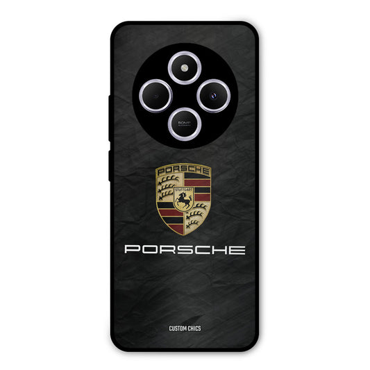 Grey Porsche Poco C75 Mobile Back Cover - Car&Bike PrintShield Case