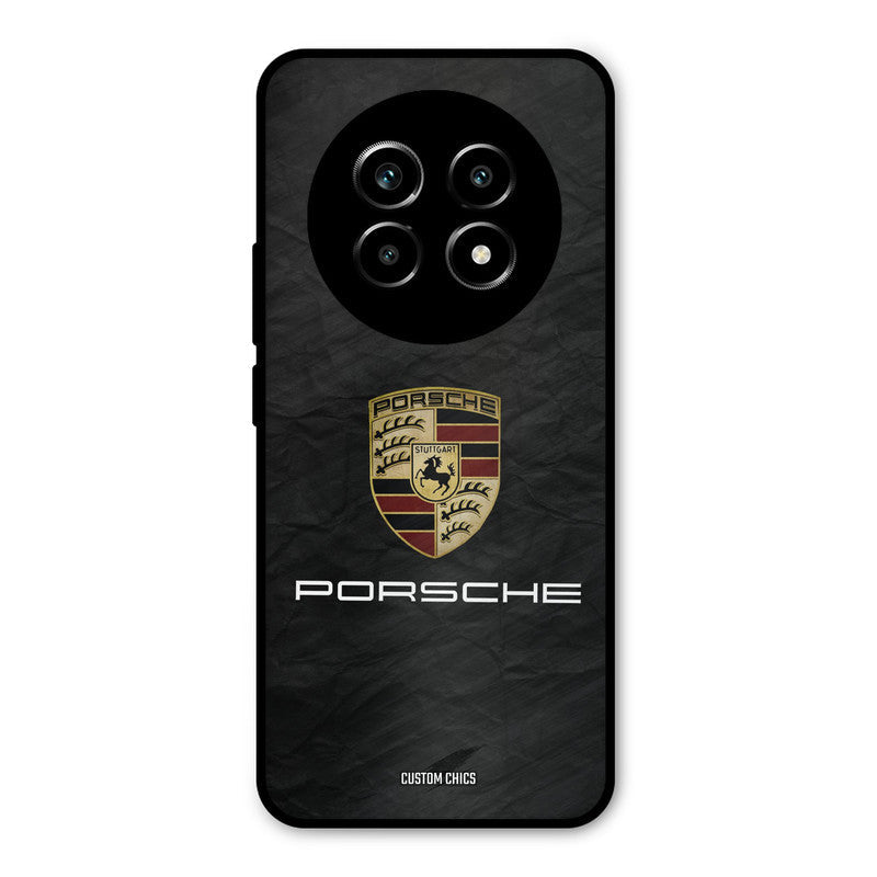 Grey Porsche Realme 14 Pro lite Mobile Back Cover - Car&Bike PrintShield Case