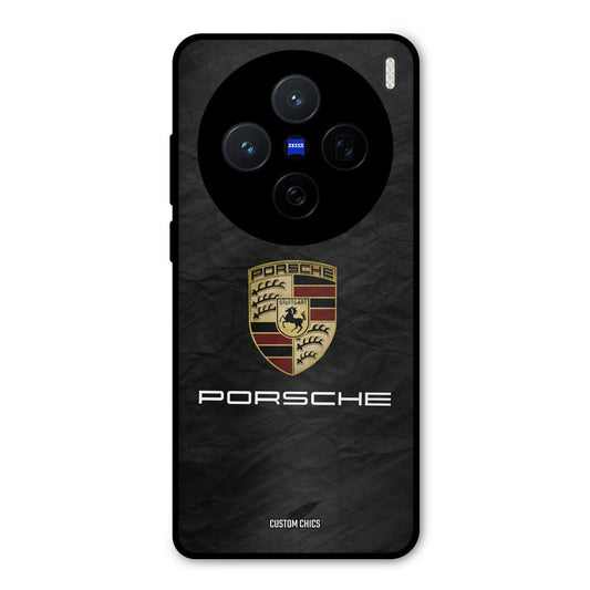 Grey Porsche Vivo X200 Mobile Back Cover - Car&Bike PrintShield Case