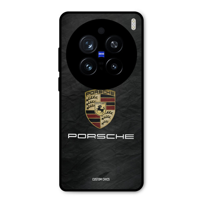 Grey Porsche Vivo X200 Pro Mobile Back Cover - Car&Bike PrintShield Case