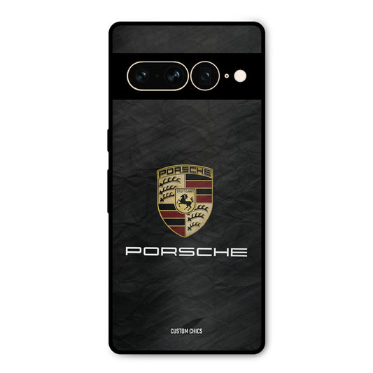 Grey Porsche Google Pixel 7 Pro Mobile Back Cover - Car&Bike PrintShield Case