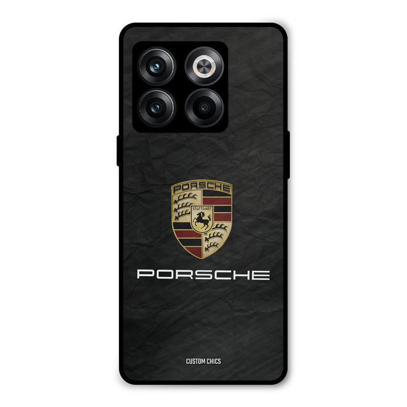 Grey Porsche Oneplus 10T Mobile Back Cover - Car&Bike PrintShield Case