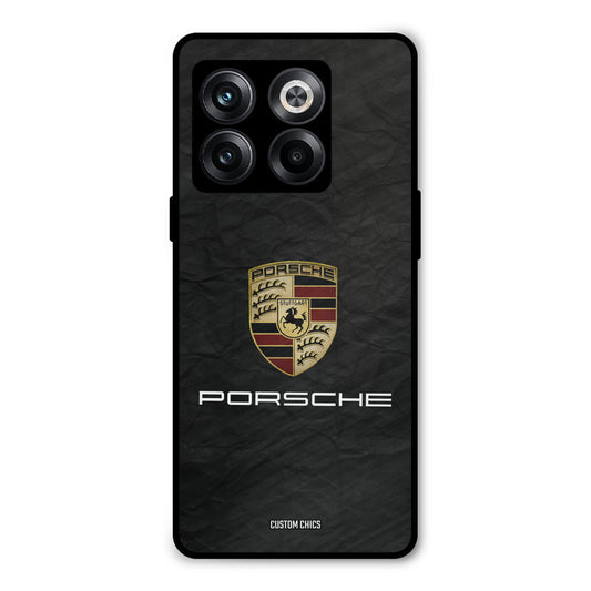 Grey Porsche Oneplus 10T Mobile Back Cover - Car&Bike PrintShield Case