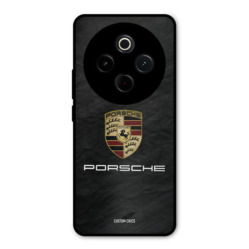 Grey Porsche iQoo Z10 Mobile Back Cover - Car&Bike PrintShield Case