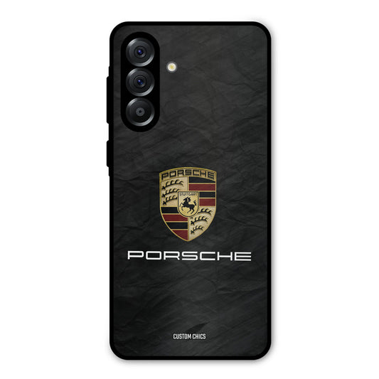 Grey Porsche Samsung Galaxy A36 Mobile Back Cover - Car&Bike PrintShield Case