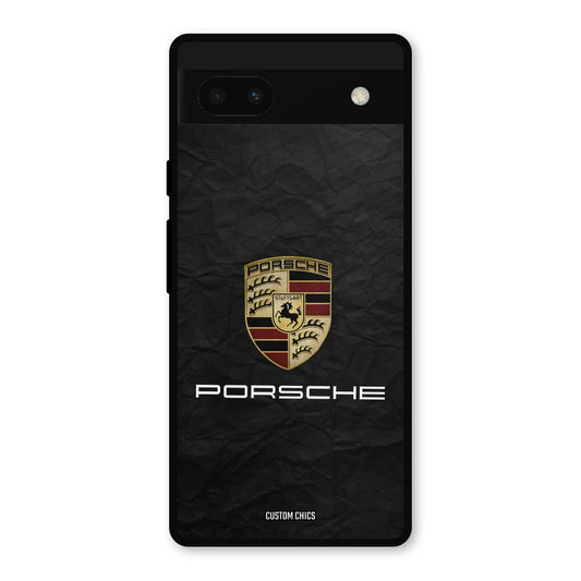Grey Porsche Google Pixel 6a Mobile Back Cover - Car&Bike PrintShield Case