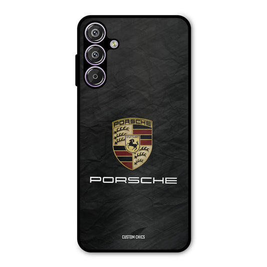 Grey Porsche Samsung Galaxy F15 Mobile Back Cover - Car&Bike PrintShield Case