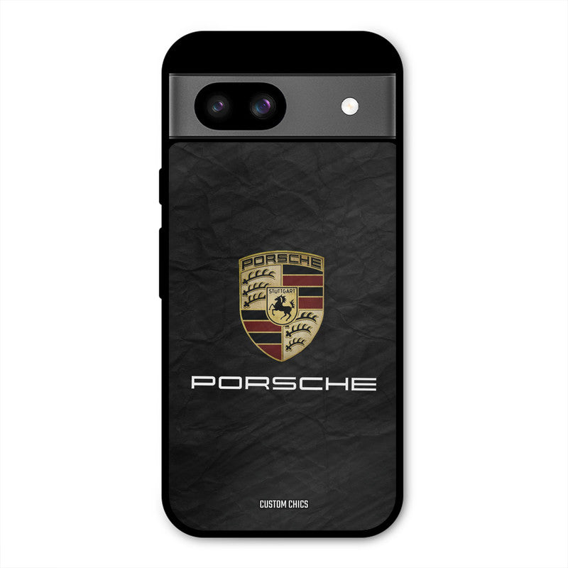 Grey Porsche Google Pixel 8a Mobile Back Cover - Car&Bike PrintShield Case