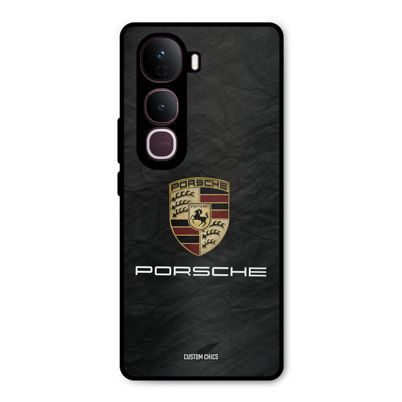 Grey Porsche Vivo Y400 Pro Mobile Back Cover - Car&Bike PrintShield Case