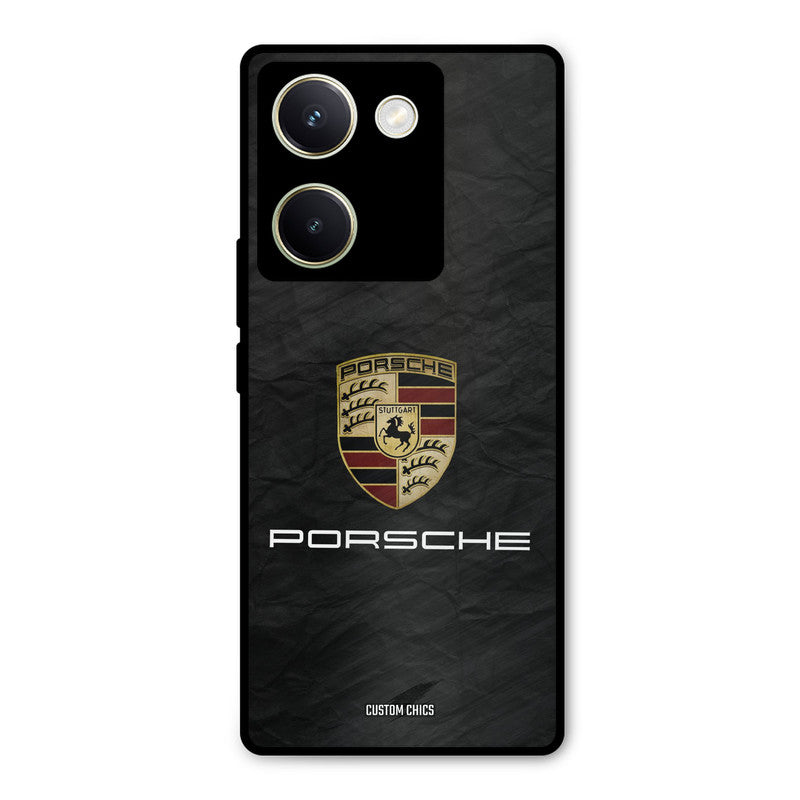 Grey Porsche Vivo Y200 Pro Mobile Back Cover - Car&Bike PrintShield Case