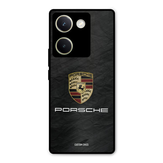 Grey Porsche Vivo Y200 Pro Mobile Back Cover - Car&Bike PrintShield Case
