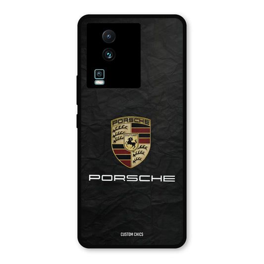 Grey Porsche IQOO Neo 7 Mobile Back Cover - Car&Bike PrintShield Case