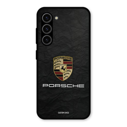 Grey Porsche Samsung Galaxy S23 Mobile Back Cover - Car&Bike PrintShield Case