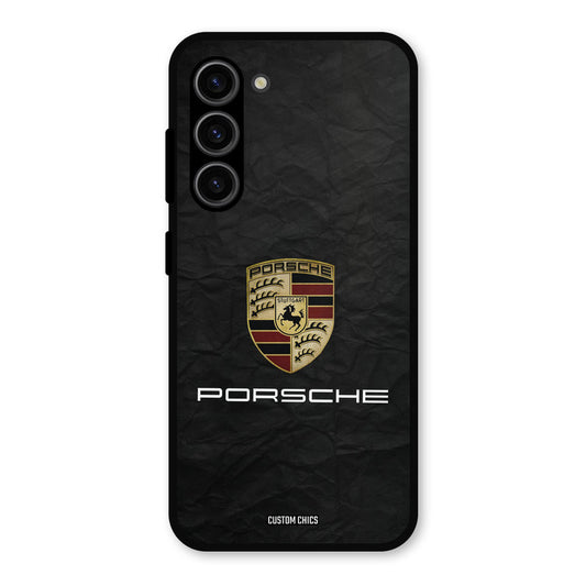 Grey Porsche Samsung Galaxy S23 Mobile Back Cover - Car&Bike PrintShield Case